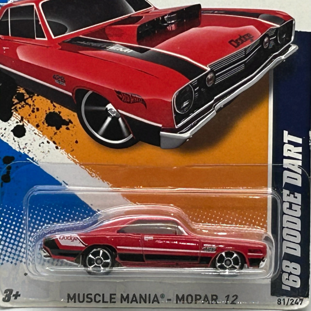 2012 HW Muscle Mania / '68 Dodge Dart / '68 ダッジ ダート